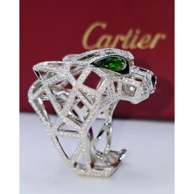Каблучка із білого золота у стилі Cartier з діамантами 1,875 ct 